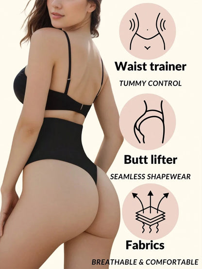 CurveVeil™ High-Waist Shaping Thong